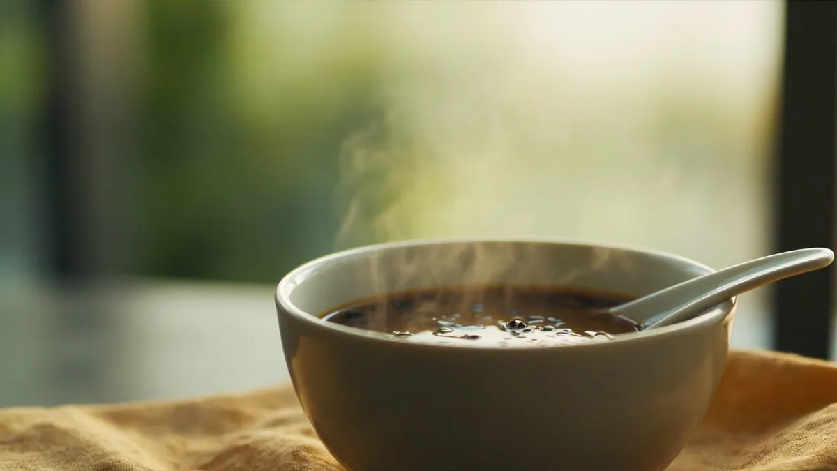 Black sesame soup: 芝麻糊