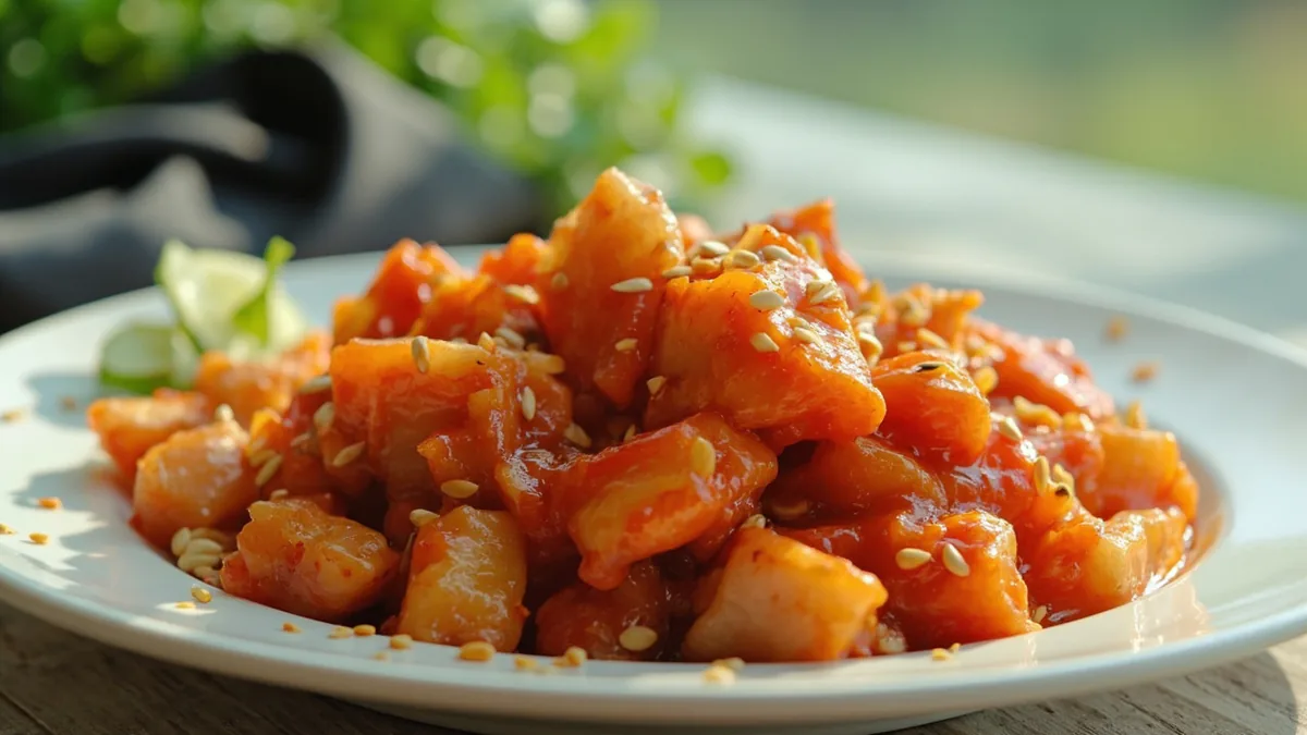 Sweet and sour pork tenderloin: 糖醋里脊