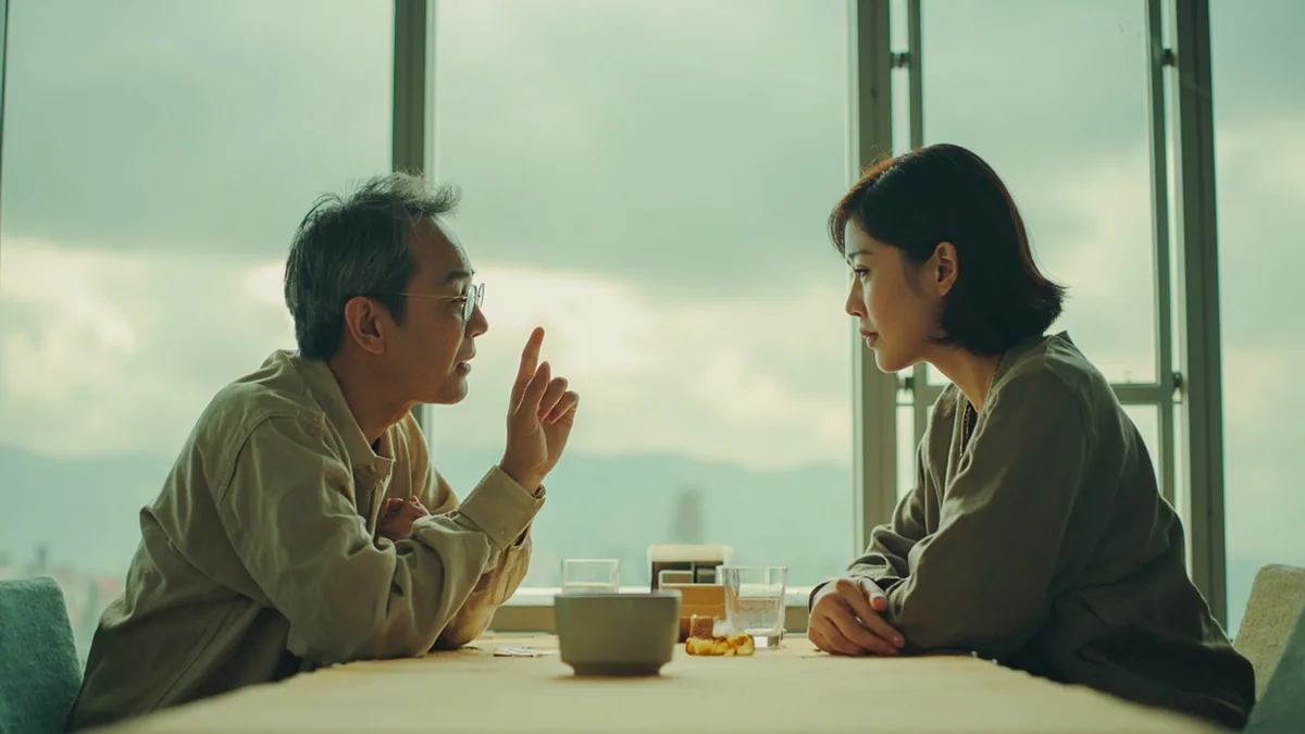 An adult holds up one finger while speaking clearly, illustrating “1 in phone numbers (yāo)” in Chinese: 一（幺） (yāo)